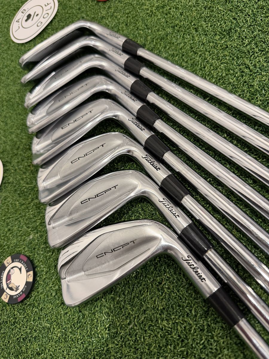 Titleist Cncpt CP-02 Iron Set 4-PW, GW Modus Tour 125S Stiff Iron Set Excellent