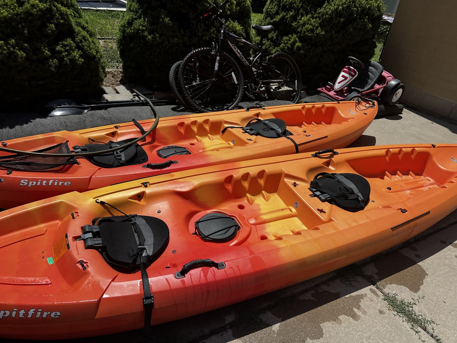 Lifetime Spitfire Orange/Yellow Kayak Sit-On-Top
