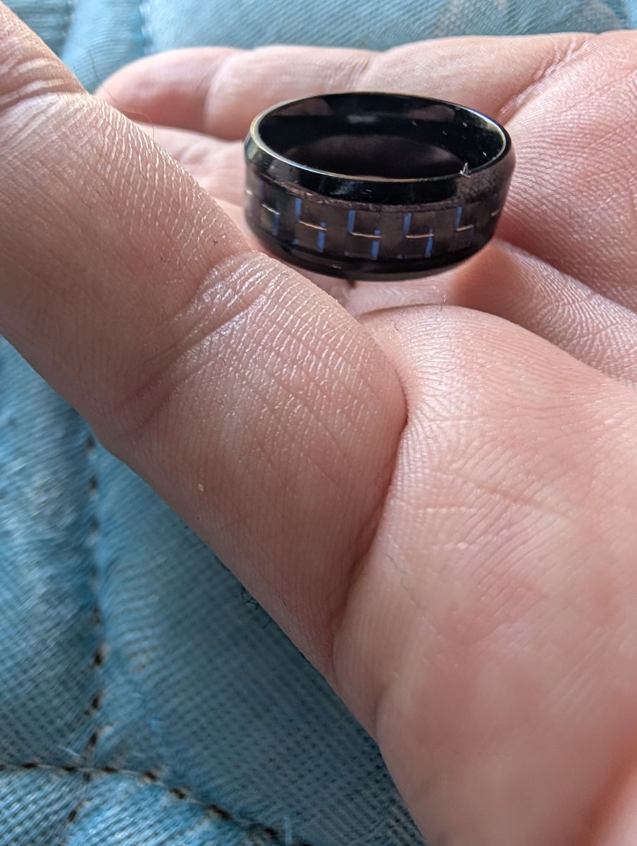 Tungsten Egyptian Style Ring
