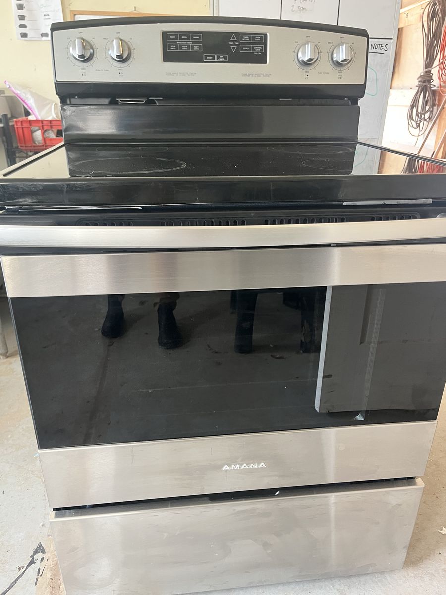Barely Used Amana Electric Range
