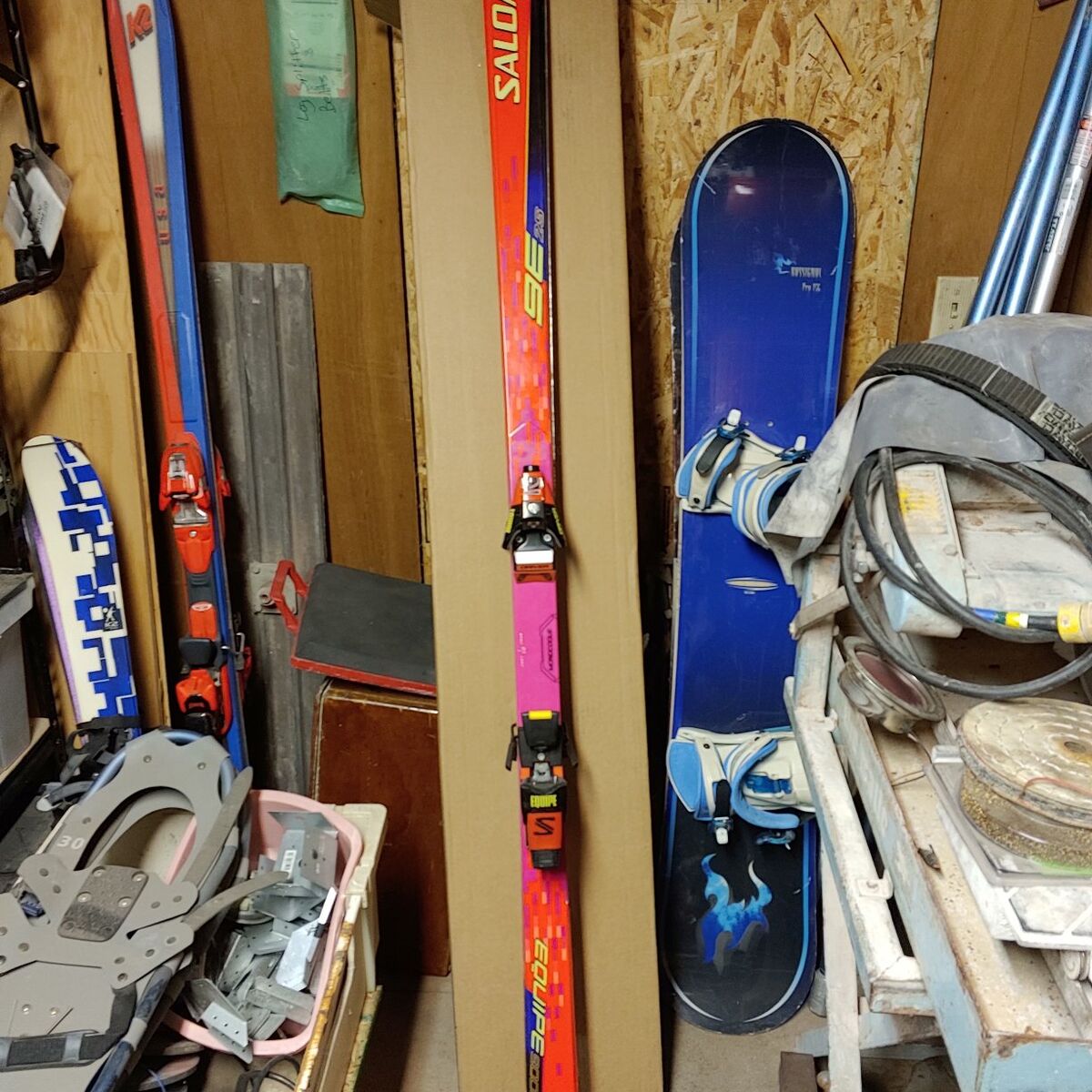 classic Solomon skis