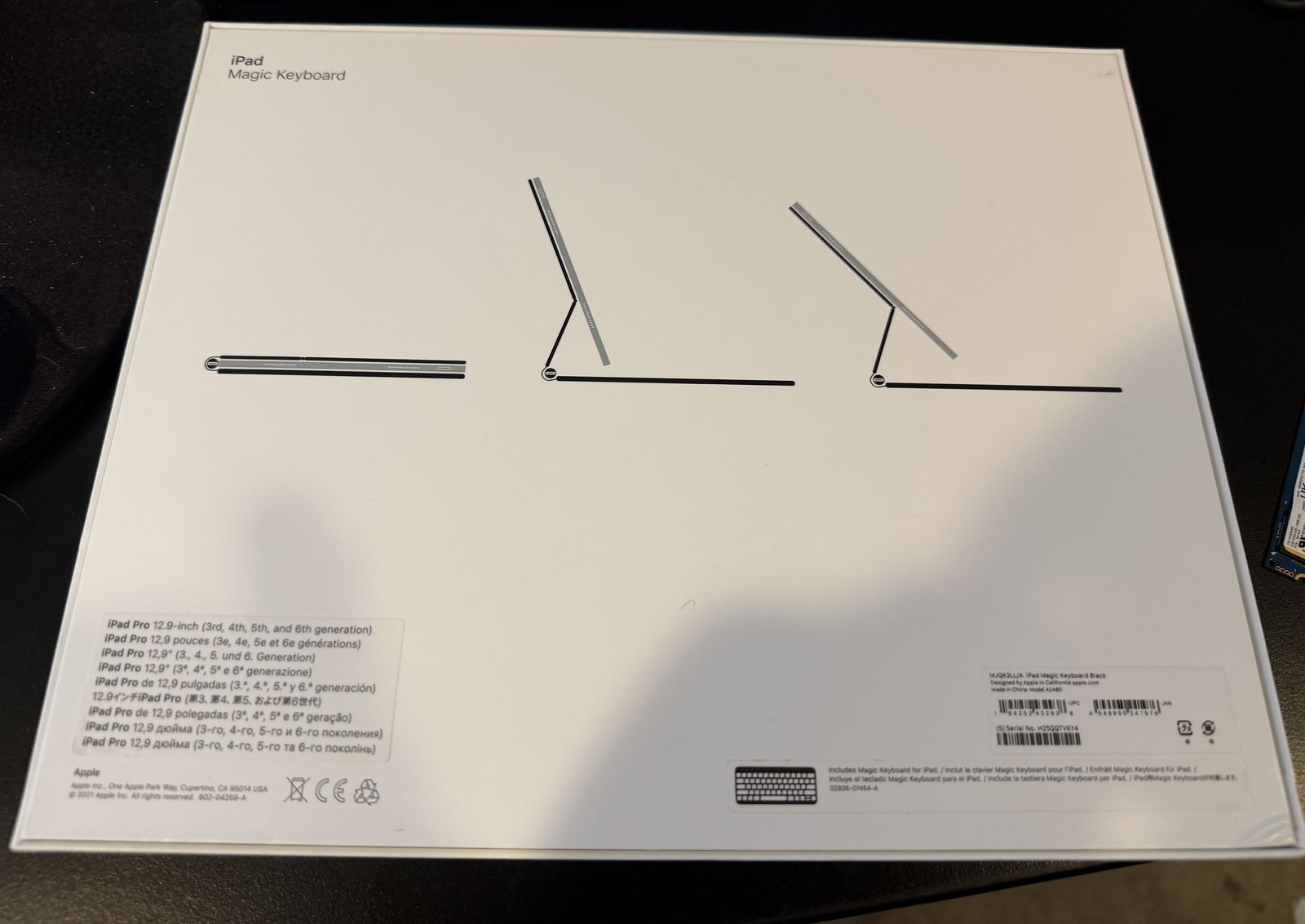 12.9 inch iPad Pro Magic Keyboard (3rd through 6th generations) 