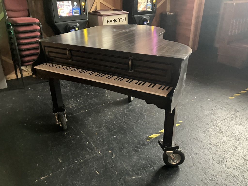 Baby Grand Piano. Stage Prop Not Real.