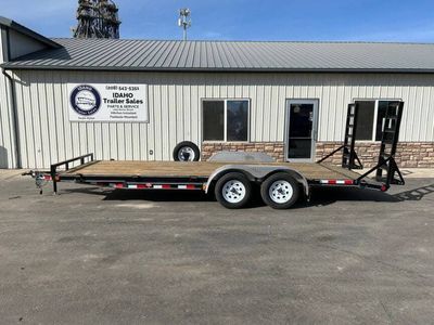 2019 PJ Trailers 83x20' Car Hauler Trailer 7K Dovetail Standup Ramp