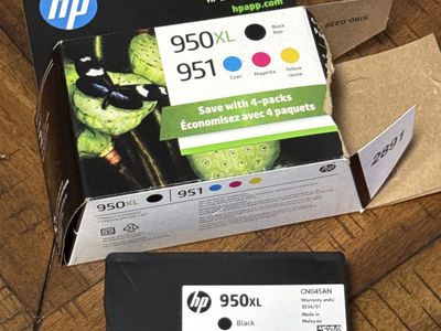 NEW (unused) HP 950 XL Black print cartridge