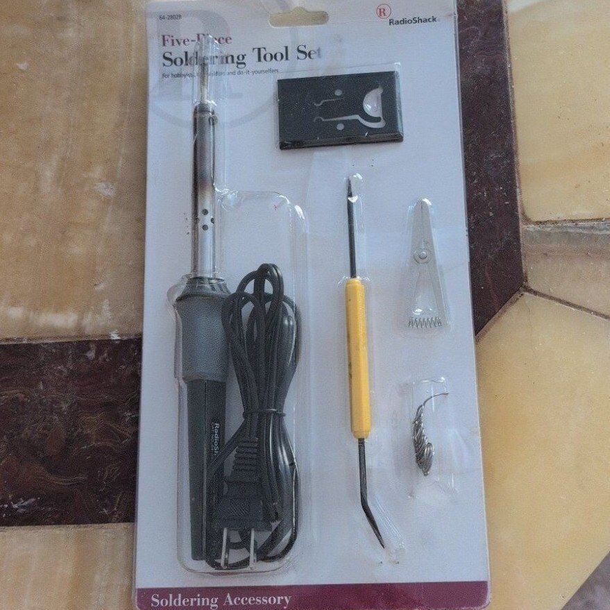 Radio Shack 5 Piece Soldering Set