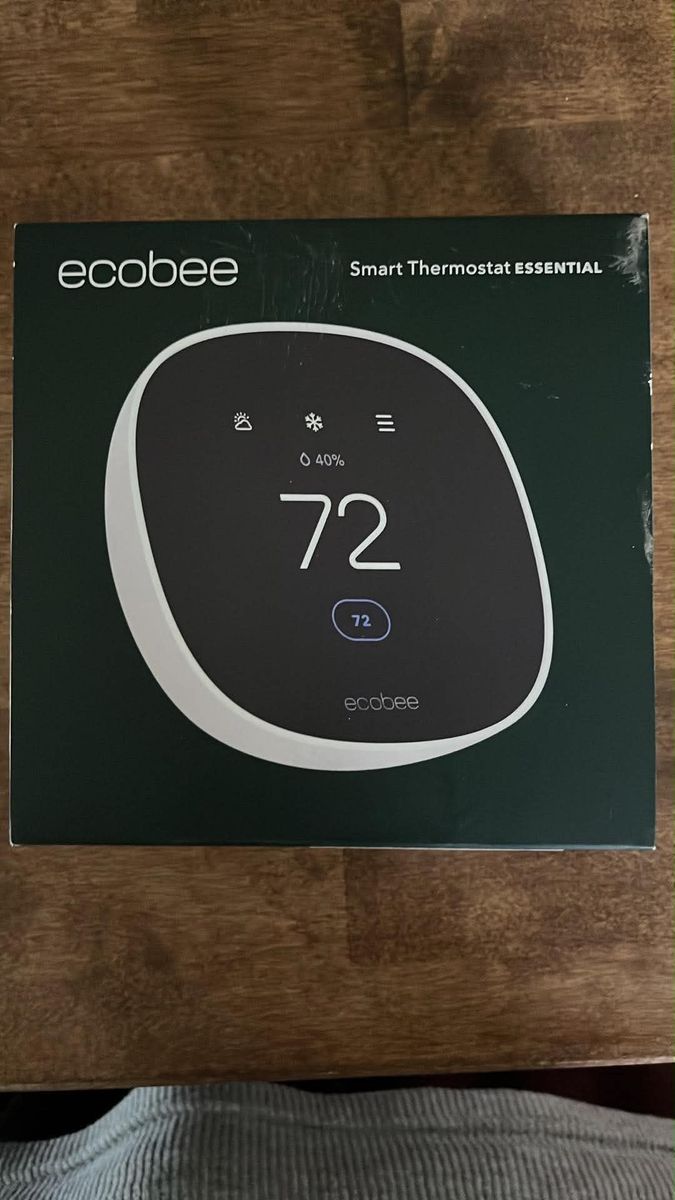 Ecobee Smart Thermostat Essential Black/White