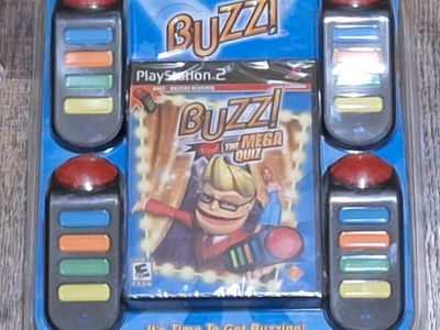 New PS2 Buzz The Mega Quiz Bunde
