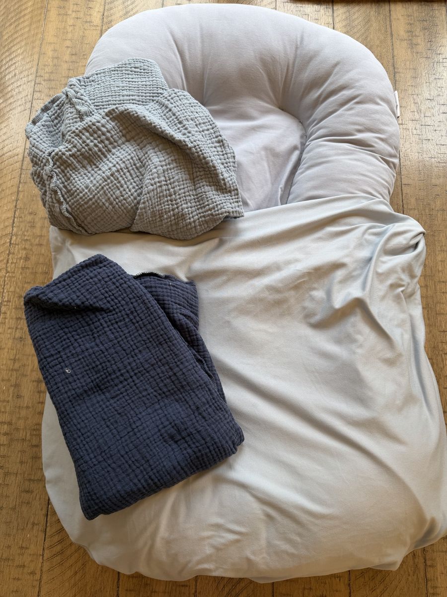 Portable Baby Lounger With Fitted Sheets $35