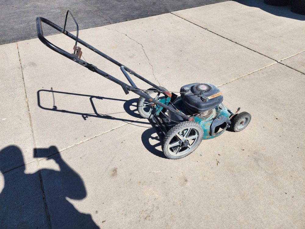 push lawn mower (runs great)