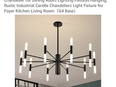 Brand new, KELUOLY 20 Light Modern Farmhouse Chandelier Light Modern Farmhouse Chandelier for Dining Room Lighting Fixtures Hang