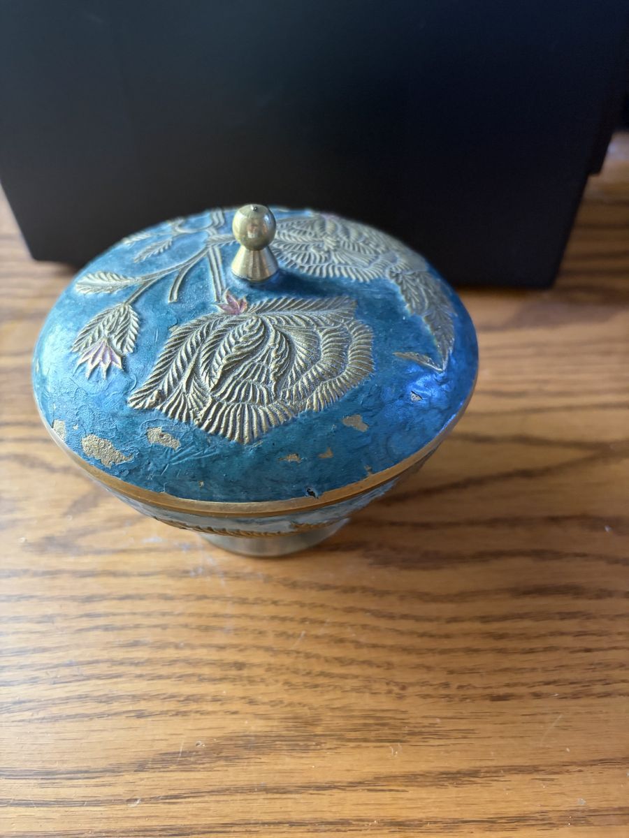 Vintage Brass Jewellery Bowl