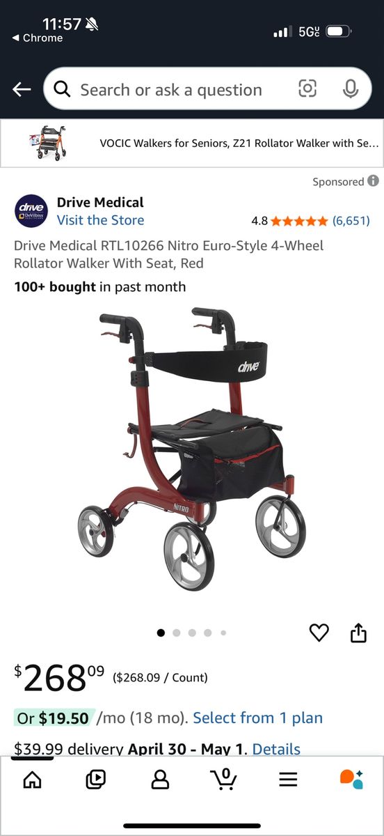 Nitro Drive walker barely used