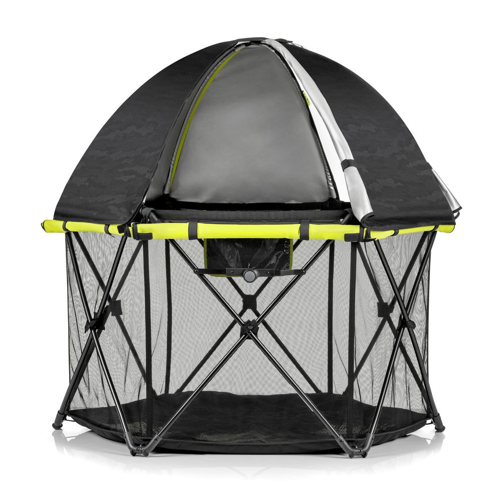 Evenflo Portable Playpen with Canopy Sun Shade Black