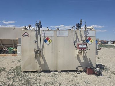 2007 Containment Solutions 2 Comp. Tank Gas Diesel Fuel Tank 4000 Gallon Split-4770