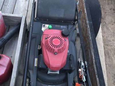 5th Generation HONDA HRX217 mower for sale, $685