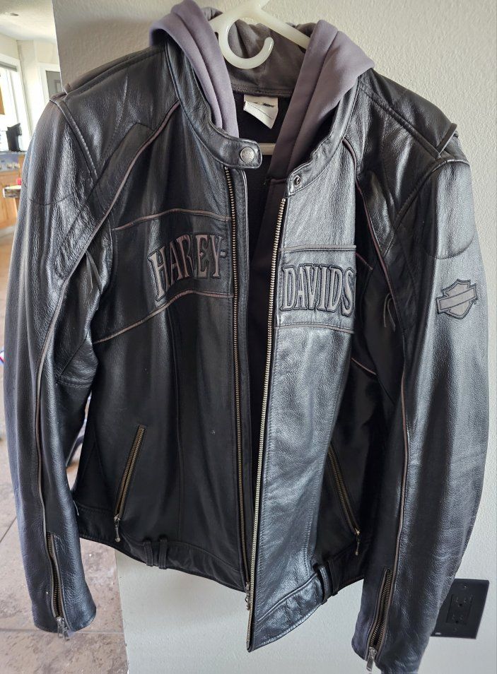 Women's Willie G leather jacket, with liner - x large