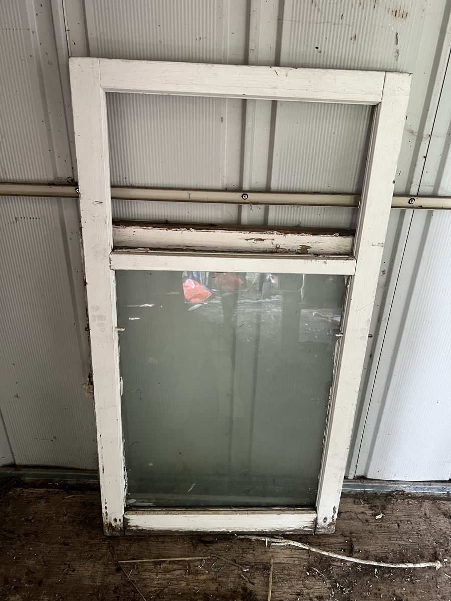 Vintage Wood Frame and aluminum frame Windows