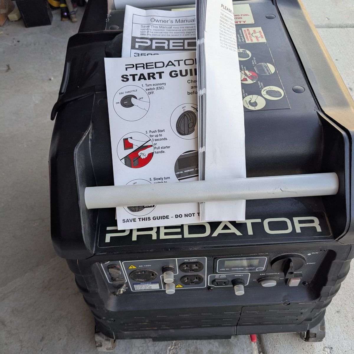 predator 3500 inverter generator