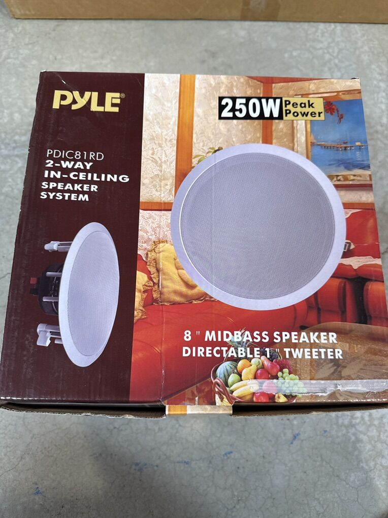 Pyle Ceiling Speakers 8 Inch Dual Cone