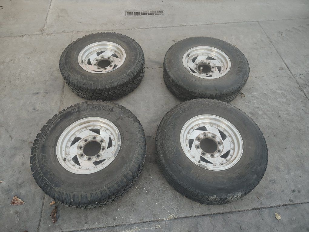 8x6.5x16 aluminum rims
