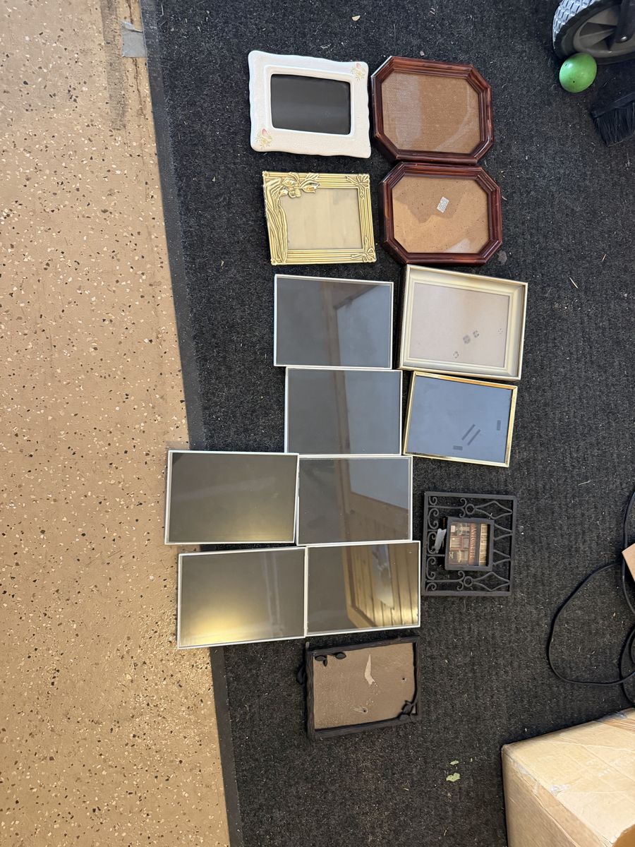 Assorted Picture Frames - Various Sizes & Styles