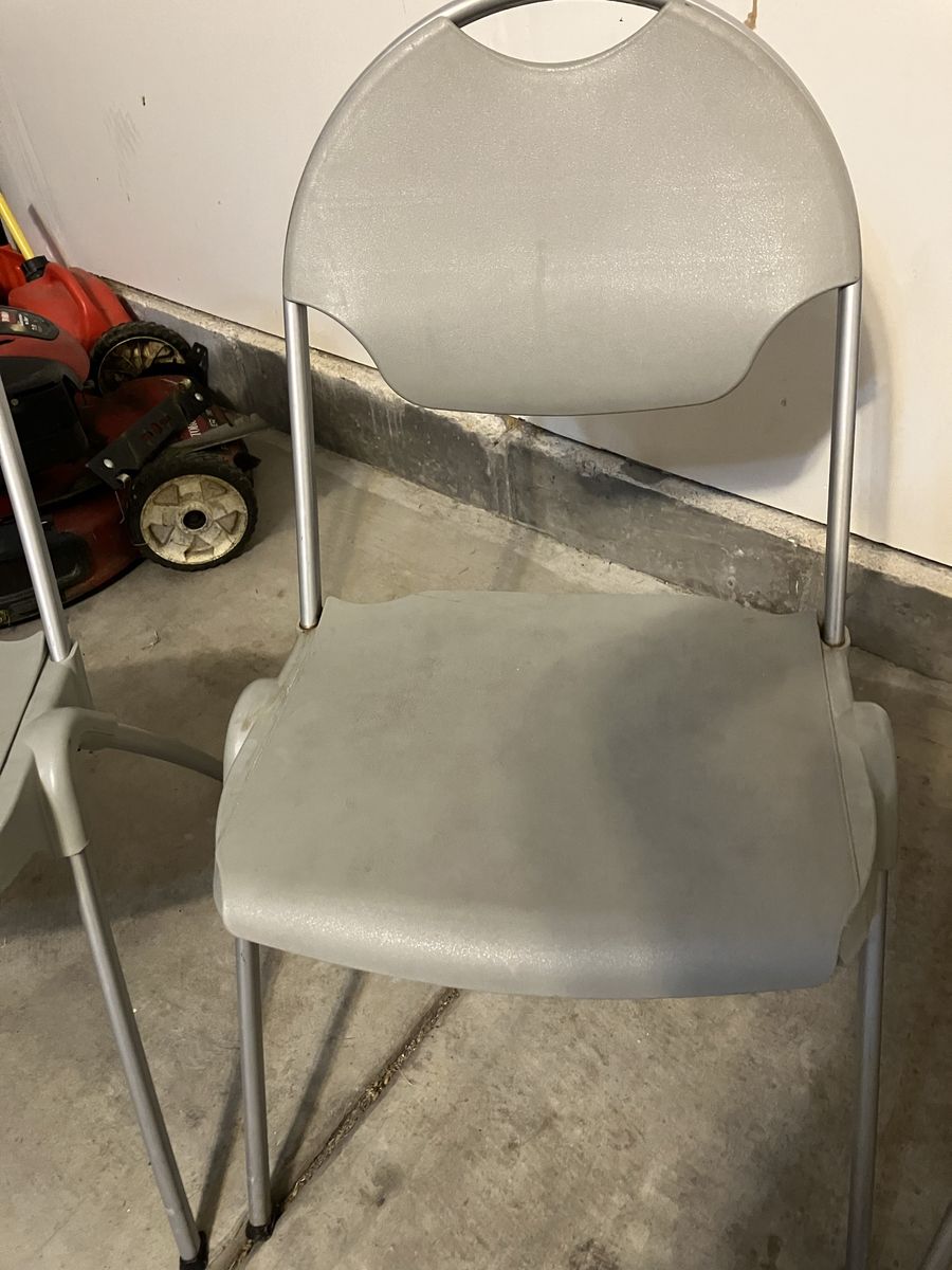 8 Sturdy Stackable Chairs