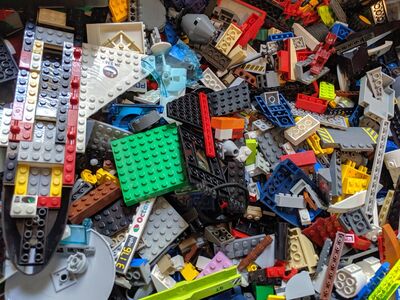 Random Bulk LEGO Pieces by the Pound - Cleaned and Sanitized