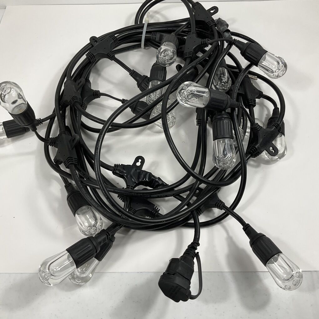 Outdoor String Lights 35 FT 17 Bulbs