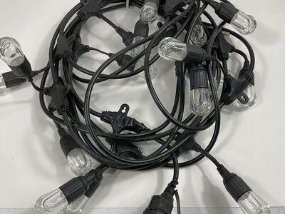 Outdoor String Lights 35 FT 17 Bulbs