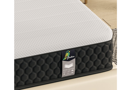 New in Box Full Size Mattress, 10 Inch Innerspring Hybrid Mattress, Memory Foam , Medium Firm