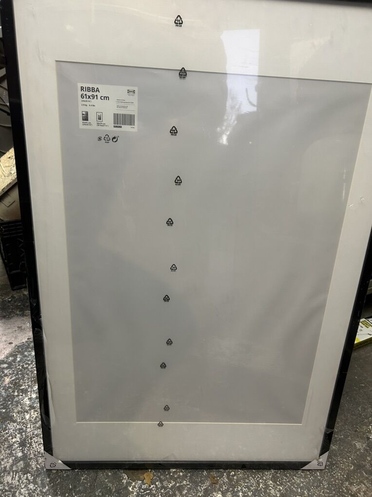 (2) IKEA Black Frames new In Packaging