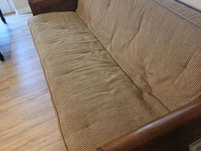 Futon couch that makes out into a bed