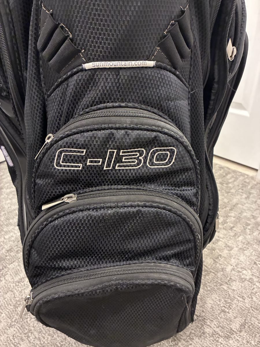 Sun Mountain C-130 Cart Golf Bag - Black