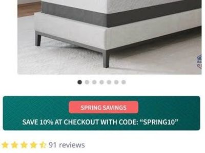 8” Memory Foam Mattress