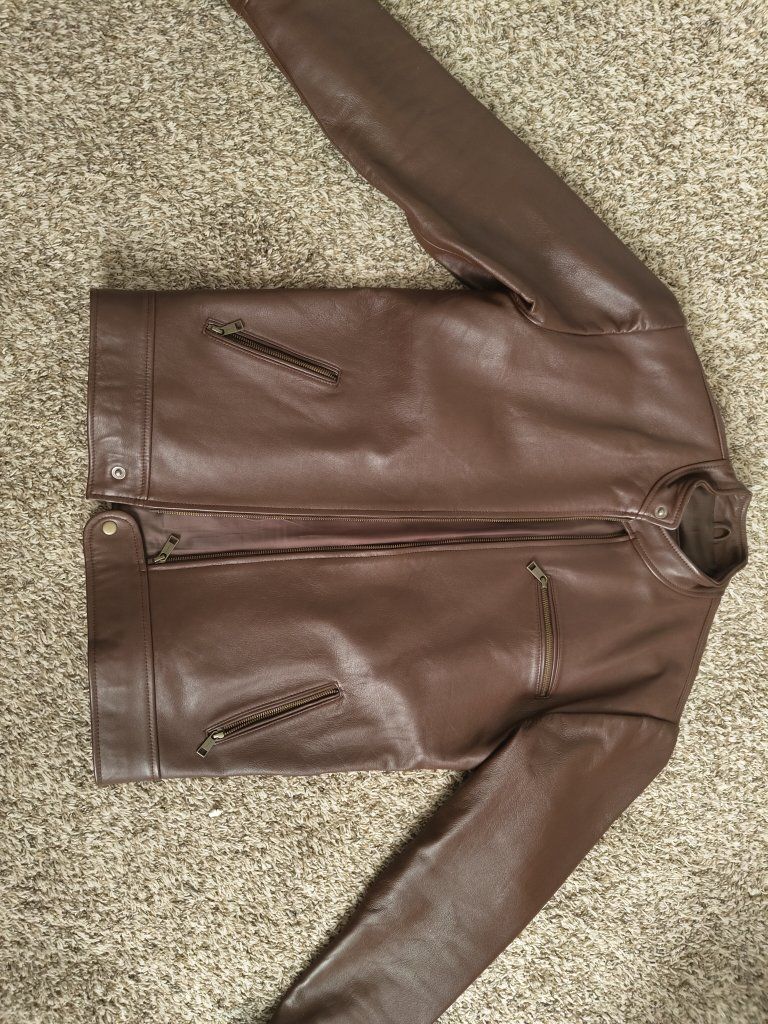 Faux leather jacket