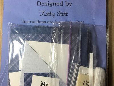 Baptism Boy 6x6 Scrapbooking Book Kit Designed by Kathy Stott, New