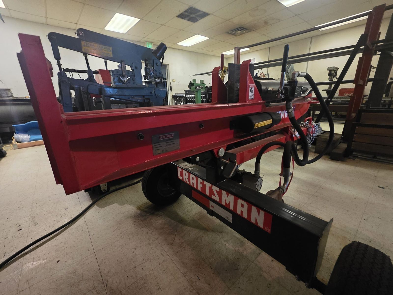 Craftsman 27 ton log splitter