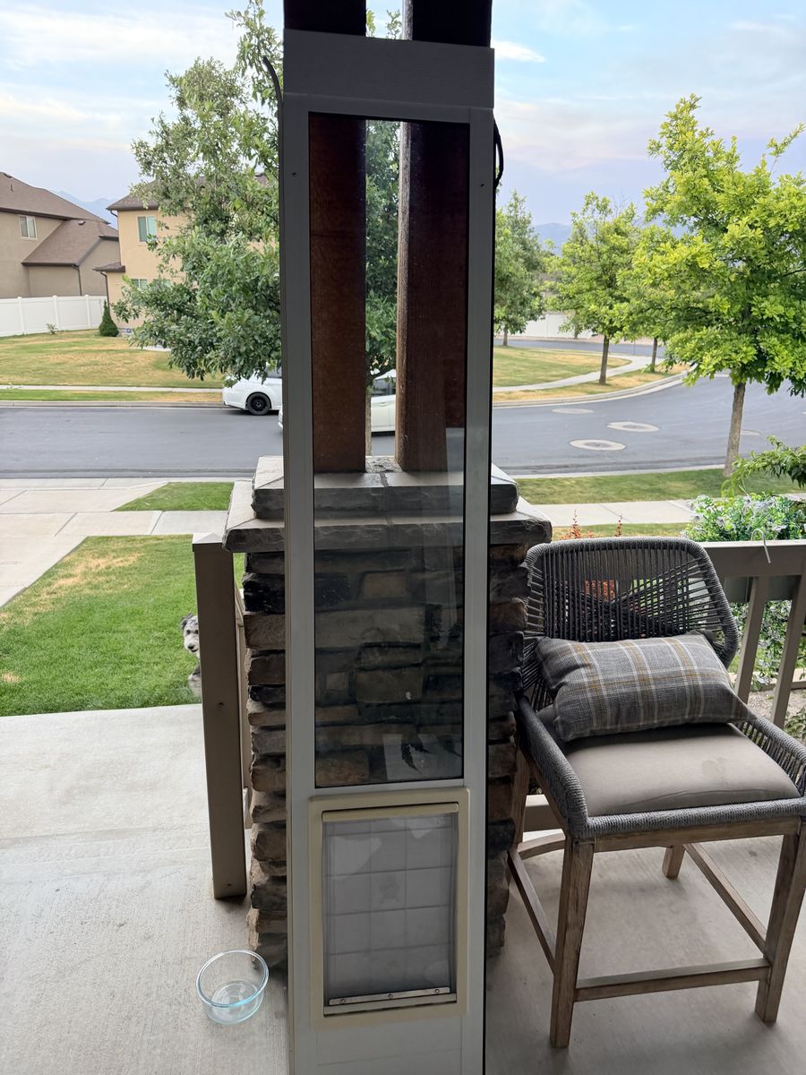 Sliding Glass Door Dog Door Insert