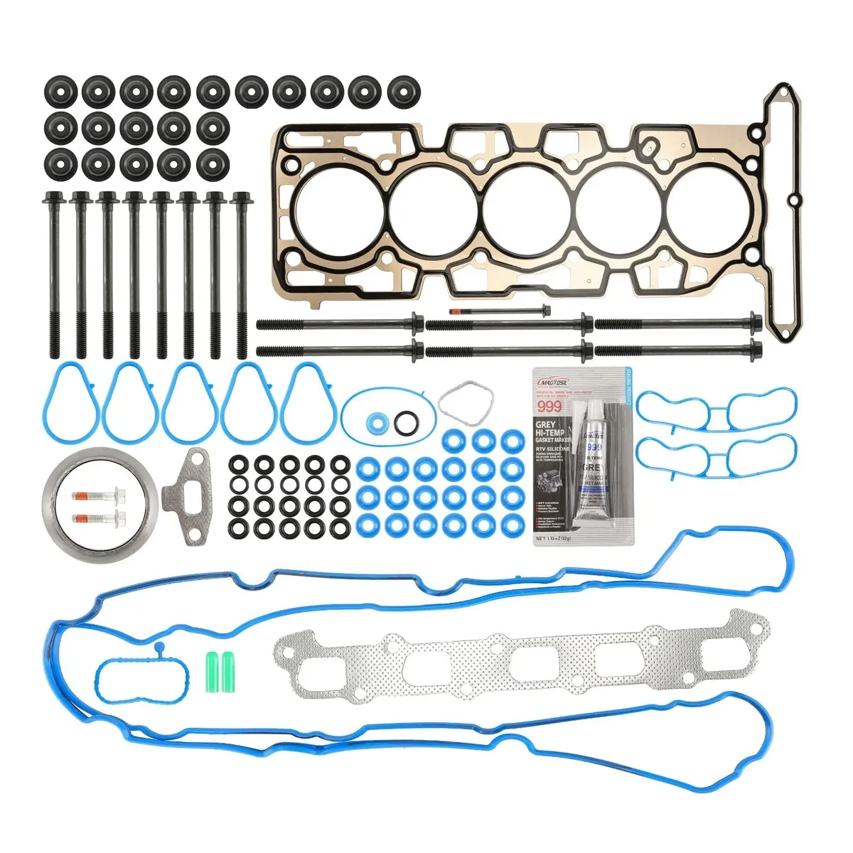 Head Gasket Set Bolts Kit For 07-12 Chevy Colorado GMC Canyon 3.7L H3 H3T