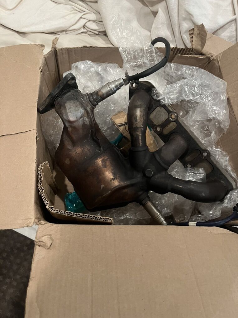 Porsche 986 Driver Side Catalytic Converter.