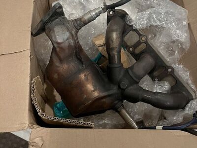 Porsche 986 Driver Side Catalytic Converter.