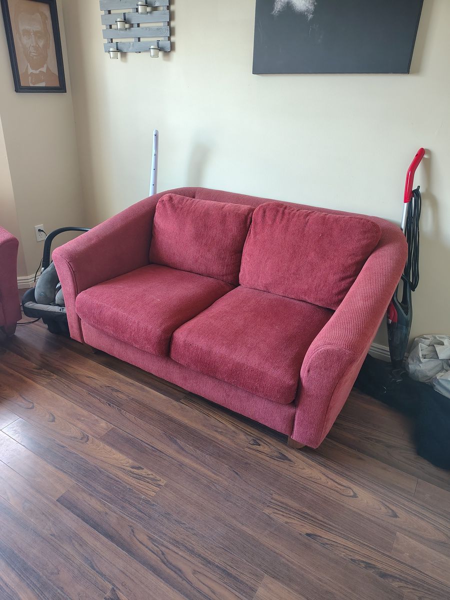 Red couches