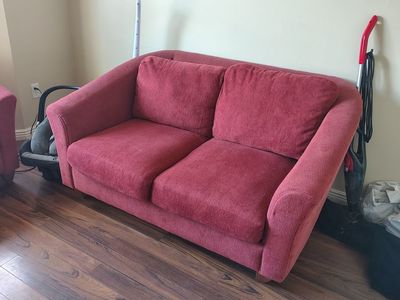 Red couches
