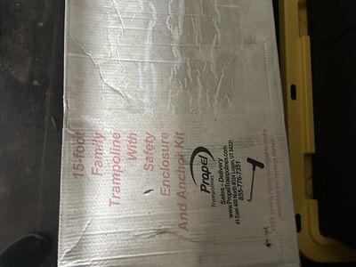 Propel Trampoline 15-Foot Family Trampoline with Safety Enclosure NO FRAME
