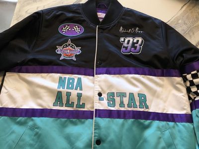 Mitchell & Ness NBA All-Star Weekend '93 Utah Satin Bomber Jacket - X-Large