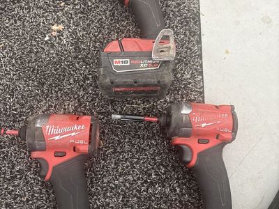 Tools and 2 batteries obo 1/2 drill