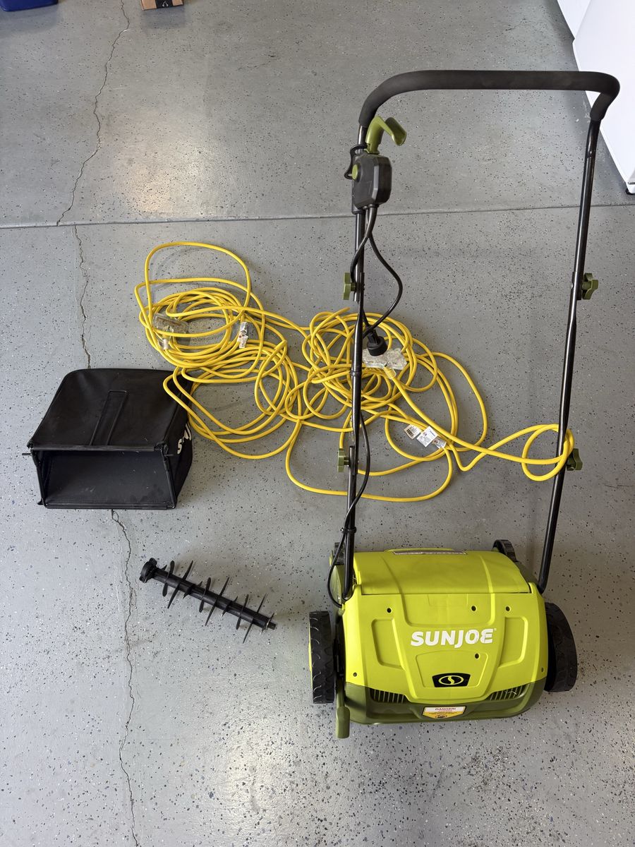 Sun Joe Corded Electric Dethatcher & Scarifier