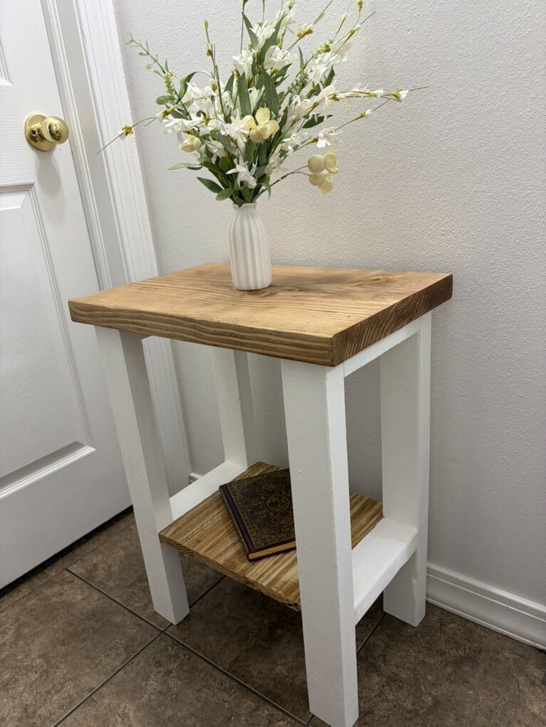 Farmhouse Style Side Table