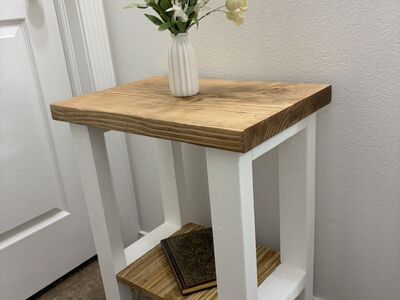 Farmhouse Style Side Table